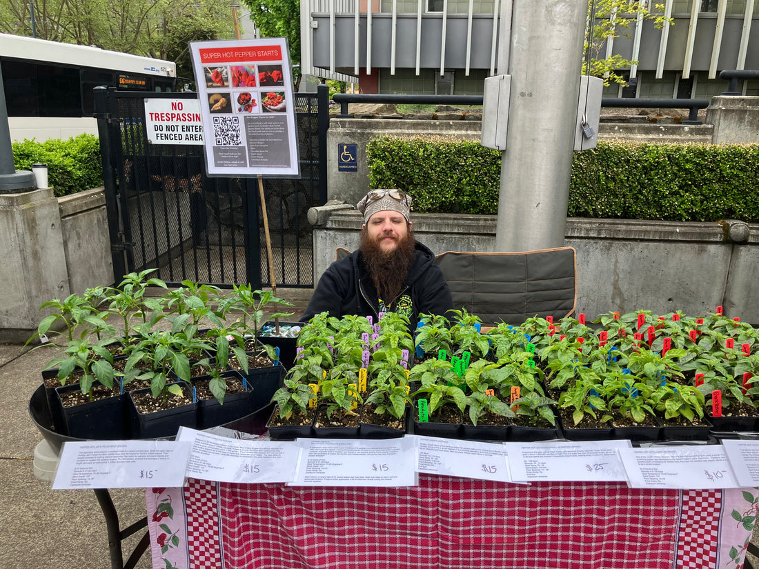 The Loudest Peppers at Eugene's Saturday Market